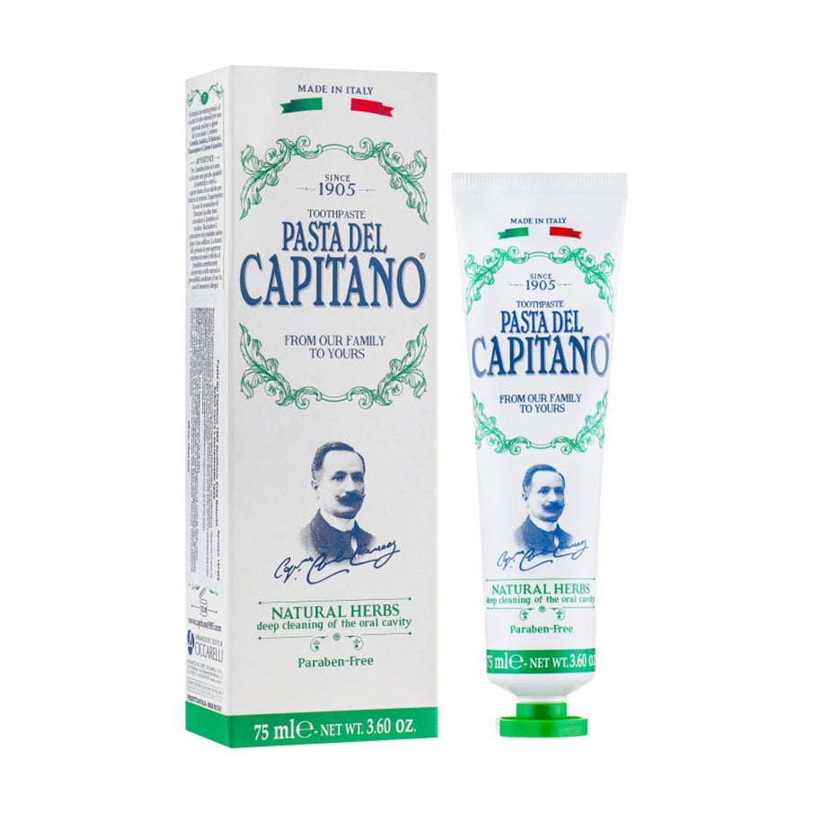 Зубна паста Pasta del Capitano 1905 Natural Herbs Toothpaste Натуральні трави, 75 мл